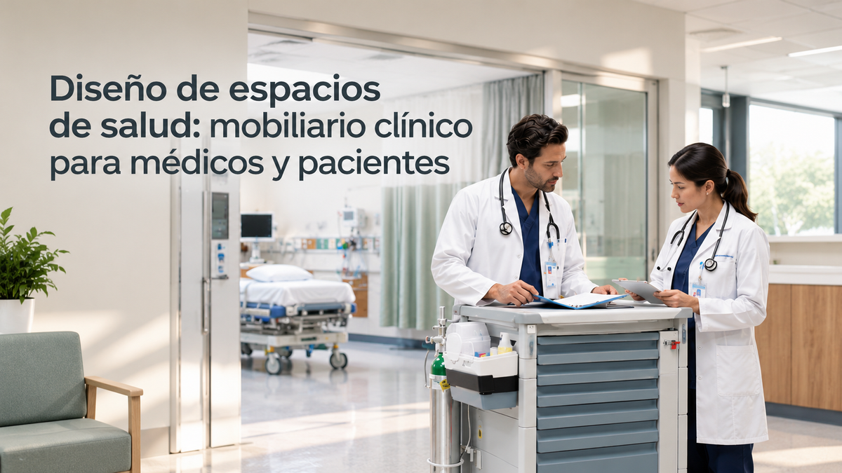 Diseño de espacios de salud: mobiliario clínico para médicos y pacientes